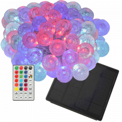 Светодиодная гирлянда на солнечной батарее Xiaomi Jinwu Garland 100LED Solar Remote Control 16.85m (SL1936A-100)