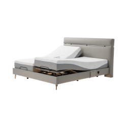 Умная двуспальная кровать Xiaomi 8H Twins Dual Zone Intelligent Split Electric Bed 1.8 m Gray (умное основание DT8 и хлопковый матрас MZ1)
