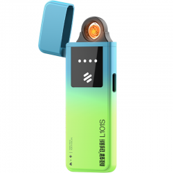 Электронная USB зажигалка ветрозащитная беспламенная Xiaomi Beebest Ultra-thin Charging Lighter Green (L101S)