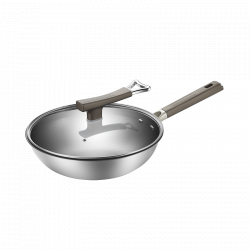 Сковорода Xiaomi Crystal Kitchen Stainless Steel 316 Wok Pan 32 cm (JC-TDCG01)