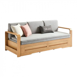 Диван-кровать Xiaomi Linsy Solid Wood Sofa Log Color 2040 mm (EW1K-C)