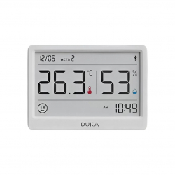 Датчик температуры и влажности Xiaomi DUKA Ink Screen Clock Thermometer And Hygrometer TH2