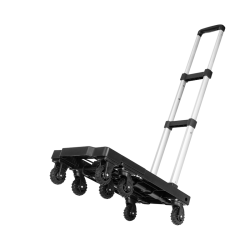 Складная семиколесная тележка Xiaomi Qia Dao Folding Push-pull Flatbed Cart Extended Model (E003)