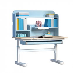 Детский стол с тремя полками Xiaomi Igrow Children's Hardwood Training Lift Table 1м Macaron Blue (6pro)