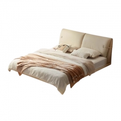 Двуспальная кровать Xiaomi Linsy Suspension Soft-Packed Bed 1.5 m White (TBC722-A) (без матраса)