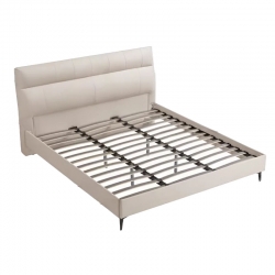 Двуспальная кровать Xiaomi Linsy Top Leather 1.5 m Off White (TPC500-A) (без матраса)