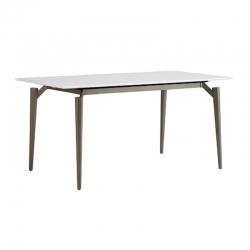 Обеденный стол со столешницей из керамогранита Xiaomi Linsy Dining Table 1.4 m White/Grey (LS403R2-A)