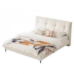 Двуспальная кровать Xiaomi Linsy Leather Toast Soft-Packed Bed 1.5 m (TРC501-A) (без матраса)