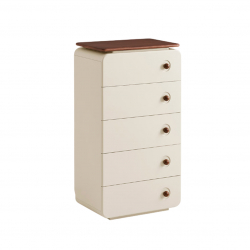 Комод Xiaomi Linsy Mid-Century Modern Chest of Drawers 0.6 m Walnut/White (YF1E-B)
