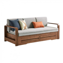 Диван-кровать Xiaomi Linsy Solid Wood Sofa Walnut Color 2040 mm (EW1K-D)