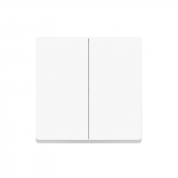 Умный выключатель двухклавишный Xiaomi Smart Wireless Switch White (XMWS01XS)