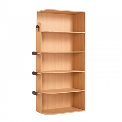 Угловой детский книжный шкаф Xiaomi Linsy Corner Children's Bookcase Wood Color 0.8 m (LH199X3-A)