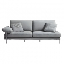 Диван на 2 места Xiaomi Linsy Imitation Cotton And Linen Fabric Sofa 2240 mm Grey (BS232-A)