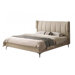 Двуспальная кровать Xiaomi Linsy Bed With Ribs Frame 1.5 m Beige/Grey (VK1A-A) (без матраса)