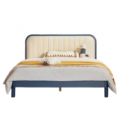 Детская кровать Xiaomi Linsy Solid Wood Frame Children's Bed 1.5 m Blue (KN5А-С)