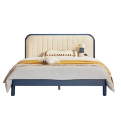 Детская кровать Xiaomi Linsy Solid Wood Frame Children's Bed 1.2 m Blue (KN5А-С)