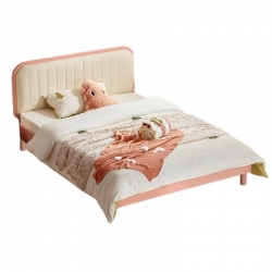 Детская кровать Xiaomi Linsy Solid Wood Frame Children's Bed 1.5 m Pink (KN5А-E)