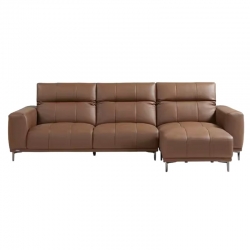 Трехместный модульный диван Xiaomi Linsy Italian Leather Sofa Brown 2900 mm (PS360)