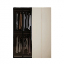 Комплект шкафов Xiaomi Linsy Set Of Two-Door Cabinets Warm Coffee 1580 mm Wood Grain/Gray (TV1D-A+TV2D-A)