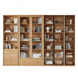 Комплект шкафов Xiaomi Linsy Set Of Combined Showcase Cabinet 2800 mm Raw Wood Color (PK1X-A + PK1X-A + PK2X-A + PK2X-A)