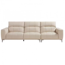Трехместный модульный диван Xiaomi Linsy Italian Leather Sofa Off White 3200 mm (PS360) (без подставки для ног)