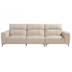 Трехместный модульный диван Xiaomi Linsy Italian Leather Sofa Off White 2900 mm (PS360) (без подставки для ног)