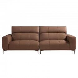 Двухместный модульный диван Xiaomi Linsy Italian Leather Sofa Brown (PS360) (без подставки для ног)