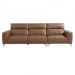 Трехместный модульный диван Xiaomi Linsy Italian Leather Sofa Brown 2900 mm (PS360) (без подставки для ног)