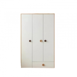 Детский шкаф Xiaomi Linsy Three-Door Wardrobe + Drawer Wood/White (LH171D3-A)