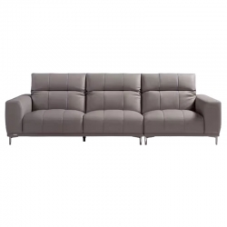 Трехместный модульный диван Xiaomi Linsy Italian Leather Sofa Grey 2900 mm (PS360) (без подставки для ног)