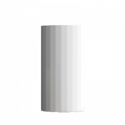 Прямая ваза с глазурью Xiaomi Bright Glazed Corrugated Straight Vase White Small (HF-JHZHPX01)
