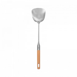 Лопатка из нержавеющей стали с ручкой из бука Xiaomi Stainless Steel Spatula With Beech Handle