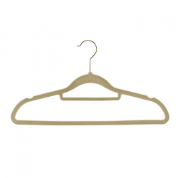 Набор вешалок для одежды Xiaomi Jeko&Jeko Non-slip Flocking Hanger Beige 10 шт (SWH-2521)