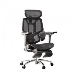 Офисное кресло с подставкой для ног Xiaomi HBADA Ergonomic Computer Chair E3 Pro 3.0 Version 2023 Black