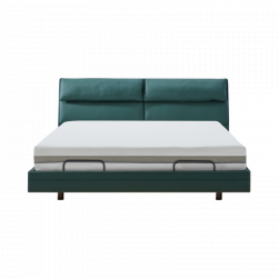 Умная двуспальная кровать Xiaomi 8H Feel Intelligent Leather Suspended Electric Bed X+ 1.8m Green  (умное основание DT7 и хлопковый матрас MZ1)