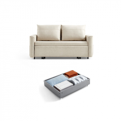 Диван-кровать с ящиком для хранения Xiaomi Linsy Sofa Bed With Coconut Coir Filler And Wardrobe White Lotus Root (LS210SF5) (основание кокосовая койра)