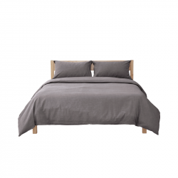 Постельное белье из хлопка и льна Xiaomi 8H Natural Linen Cotton Set J6 1.8m Grey