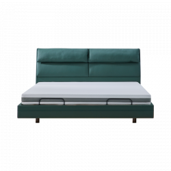 Умная двуспальная кровать Xiaomi 8H Feel Intelligent Leather Suspended Electric Bed X+ 1.8m Green (умное основание DT7 и латексный матрас RM)