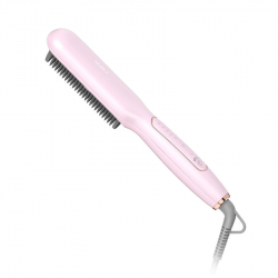 Расческа-выпрямитель для волос Xiaomi Yueli Hot Steam Straightener Pink (HS-528P)