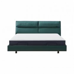 Умная двуспальная кровать Xiaomi 8H Feel Intelligent Leather Suspended Electric Bed X+ 1.5m Green  (умное основание DT7 и ортопедический матрас TZ)