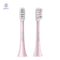Сменные насадки для зубной щетки Xiaomi Soocas Soocare X3 Pink (2 шт)