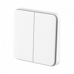 Умный выключатель двухклавишный Xiaomi Mijia Smart Switch BLE Single Fire  White (DHKG02CM)