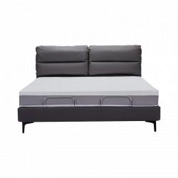 Умная двуспальная кровать Xiaomi 8H Milan Smart Leather Electric Bed S-Pro 1.8 m Star Gray  (умное основание DT4 Pro и ортопедический матрас TR)