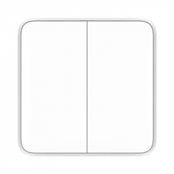 Умный беспроводной выключатель Xiaomi Wireless Switch Double Button Version (XMWXKG01YL)