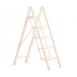 Пятиступенчатая складная лестница Xiaomi Nagu Foldable Climbing Ladder Cream White