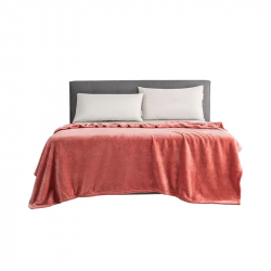 Теплый антибактериальный плед Xiaomi Como LIiving Warm Fleece Antibacterial Blanket Tangerine (180х200 см)