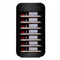 Винный шкаф с постоянной температурой и воздушным охлаждением Vinocave Wine Cabinet With Constant Temperature 22 bottles Black (JC-76A)