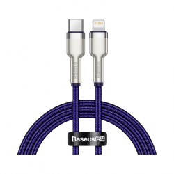 Кабель Xiaomi Baseus Cafule Series Metal Data Cable Type-C to iP PD20W Fast Charge 1m Purple (CATLJK-A05)