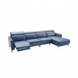 Умный диван-реклайнер на 4 места Xiaomi 8H Master Intelligent Electric Combination Sofa Roman Blue Four Persons левая сторона (DS Pro)