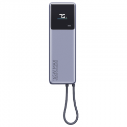 Внешний аккумулятор Xiaomi Power Bank With Built-in Cable 165W Grey (PB1165MI)